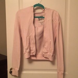 Pastel pink hoodie
